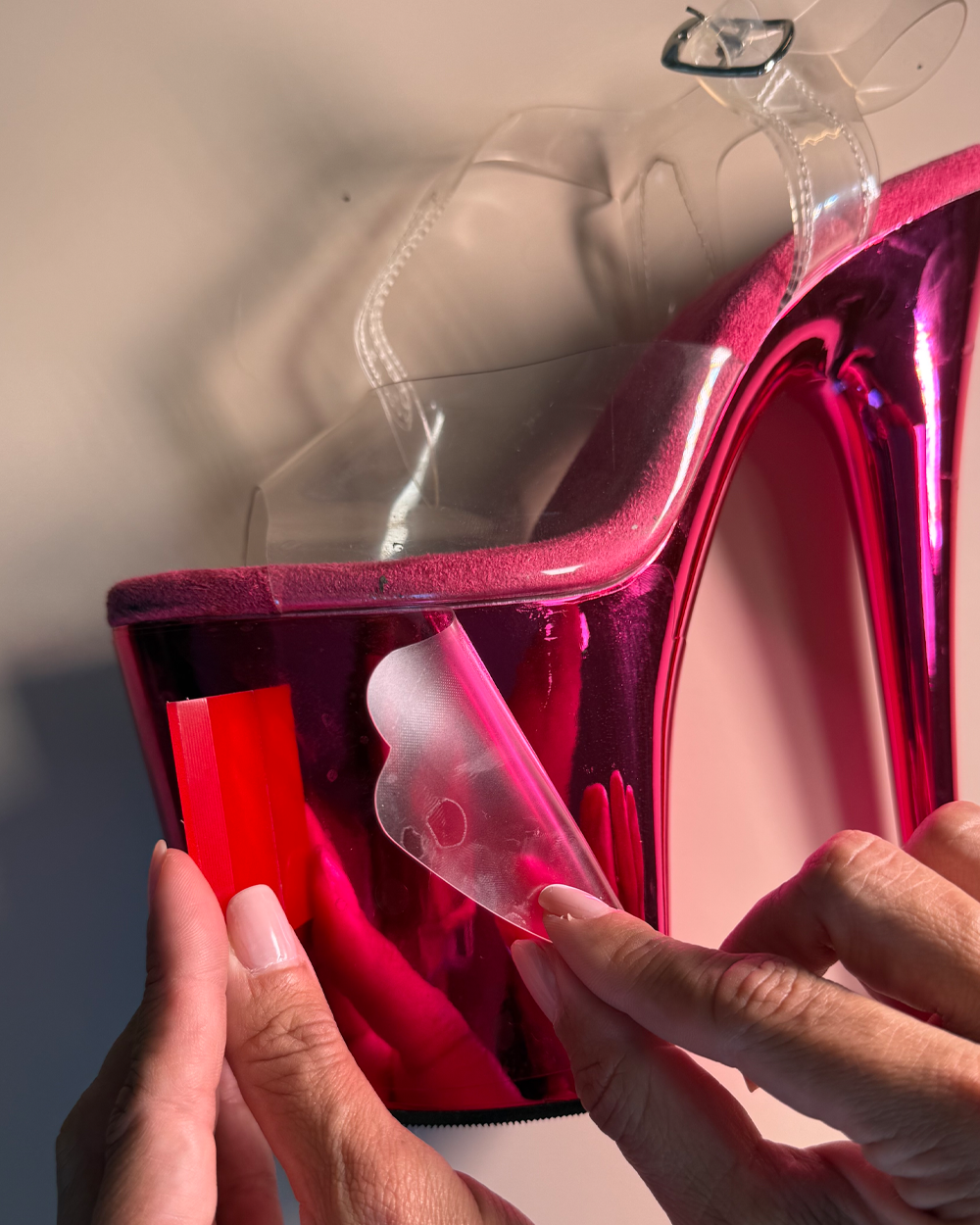 Invisible Heels Protector Standard Series For Pleaser Brand – Xtreme Boots Platform Area Only