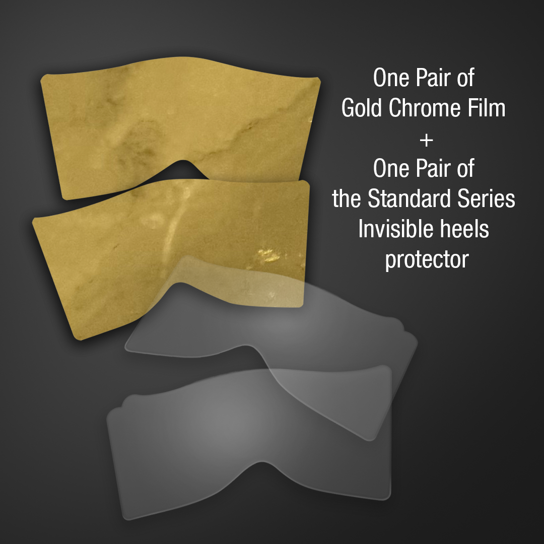 Chrome Gold Repair Wrap for Pleaser Heels (8" Flamingo Series)