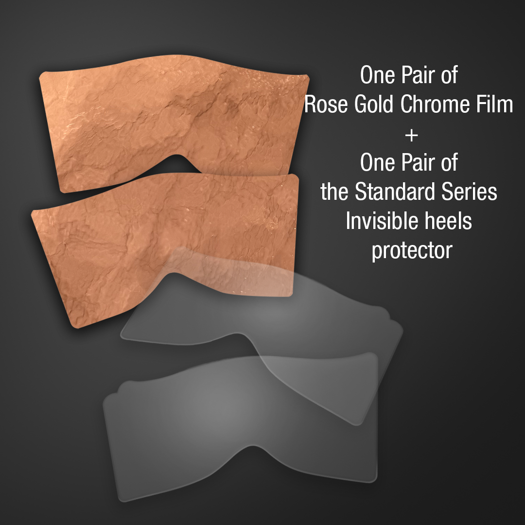 Chrome Rose Gold Repair Wrap for Pleaser Heels (8" Flamingo Series)