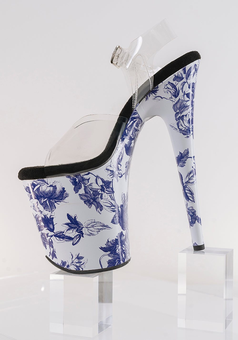Porcelain Bloom SKINS – for Pleaser Flamingo 8” Heels