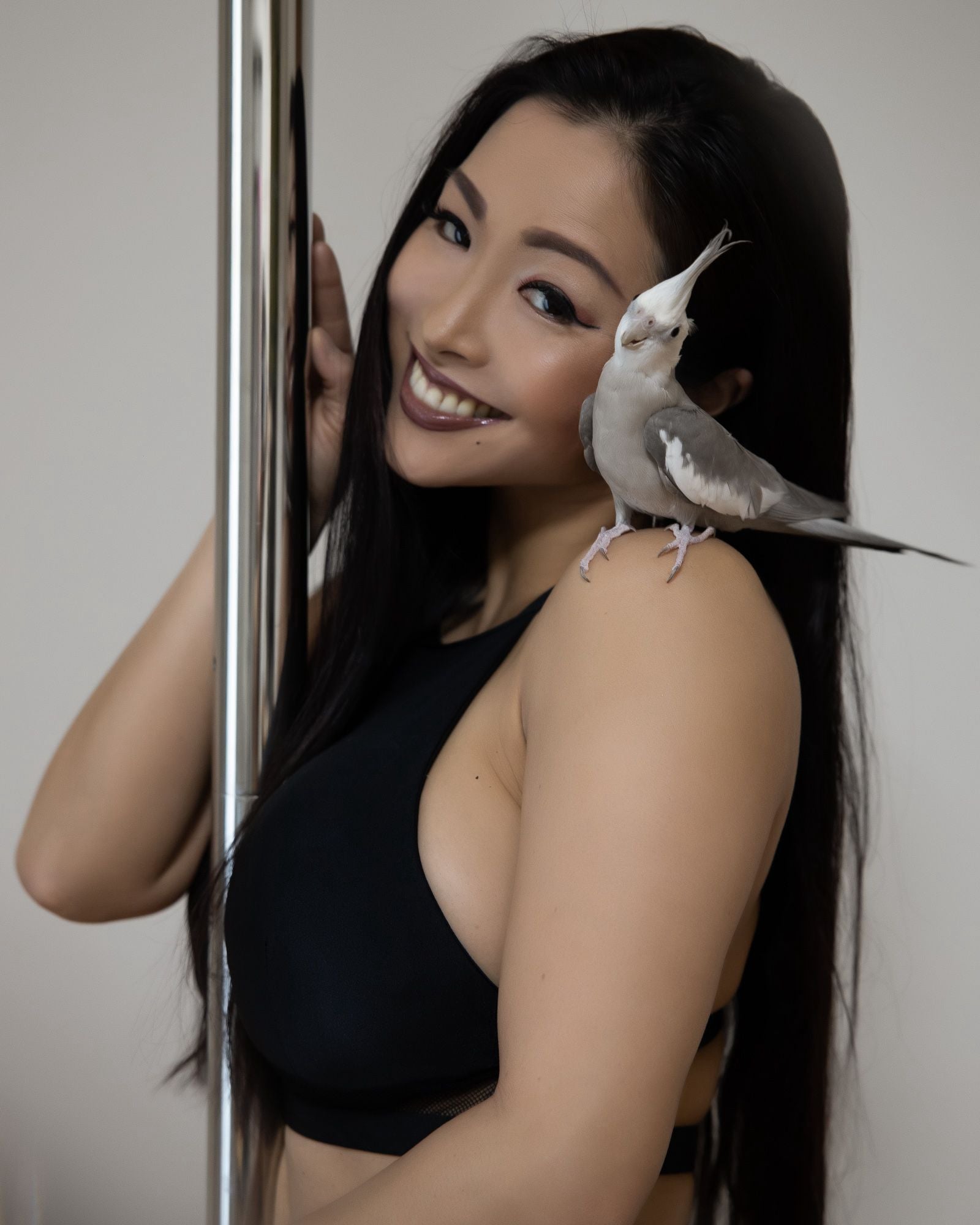 Her pole career started because of a bird
