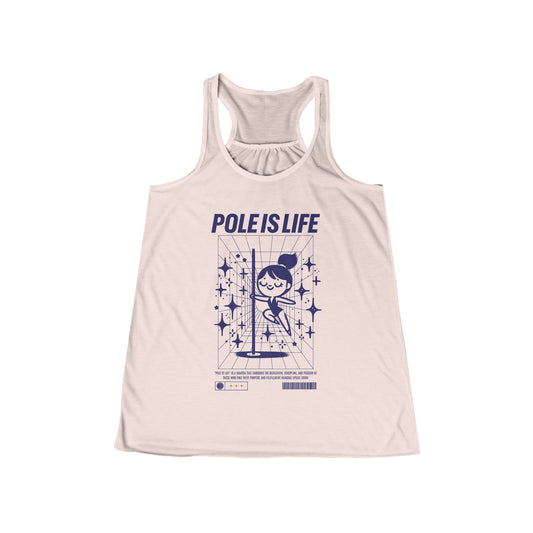 Cartoon Cutie Tank Top "Pole is Life"