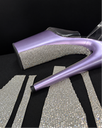 Pre-Cut Rhinestone Diamond Back Heels Add-On