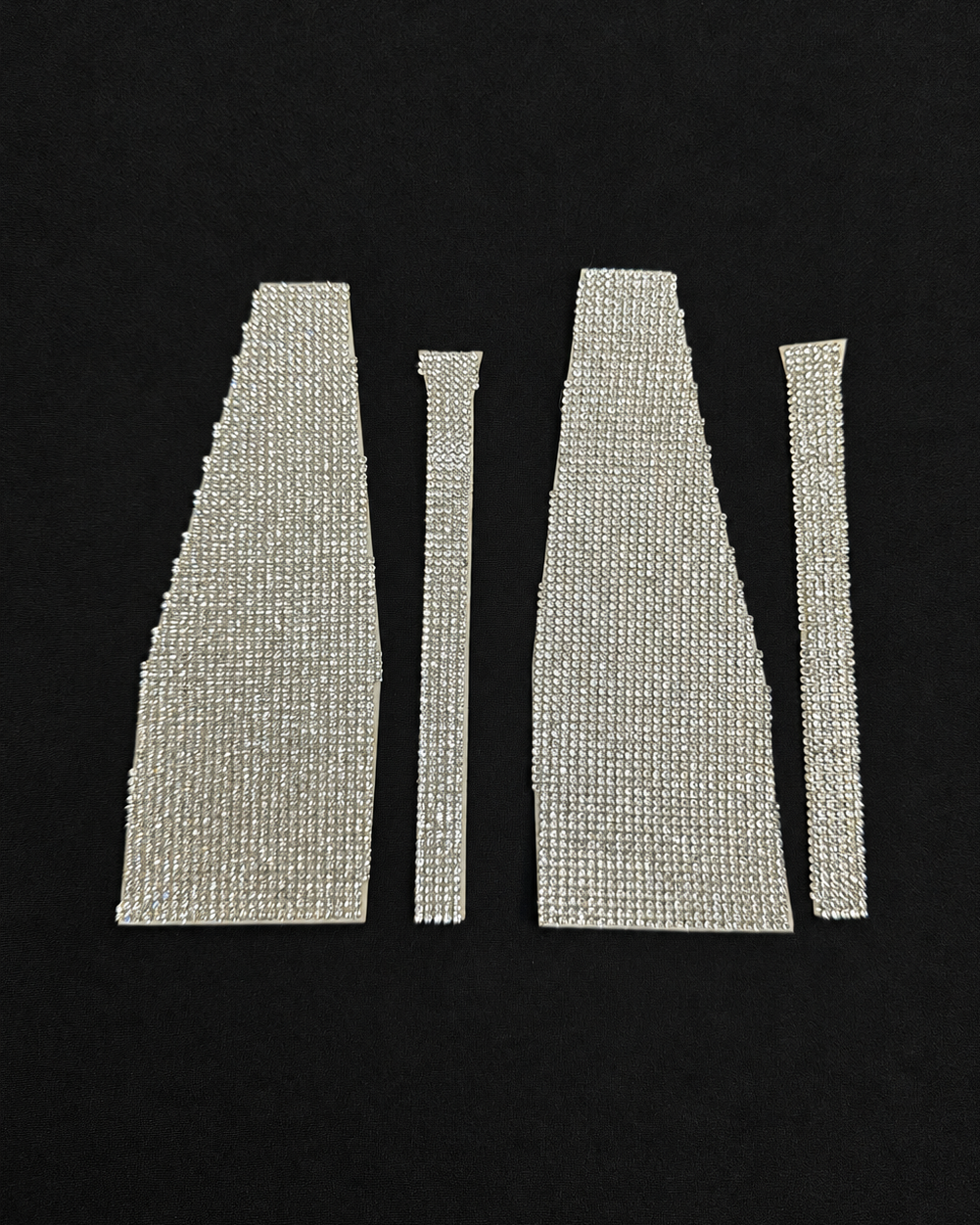 Pre-Cut Rhinestone Diamond Back Heels Add-On