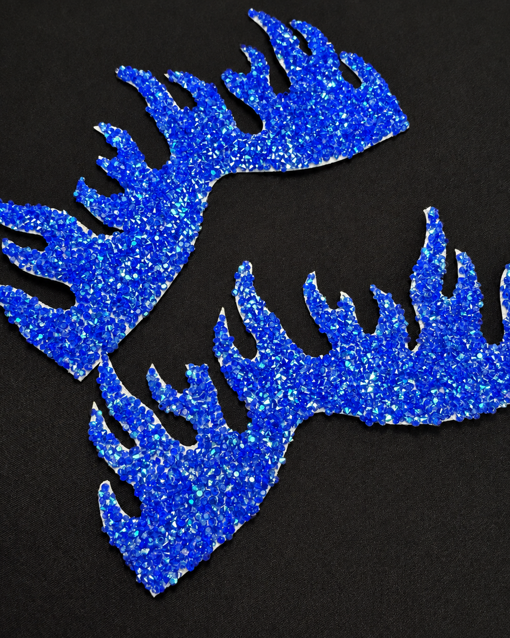 Pre-Cut Rhinestone Diamond Inferno Heels Add-On