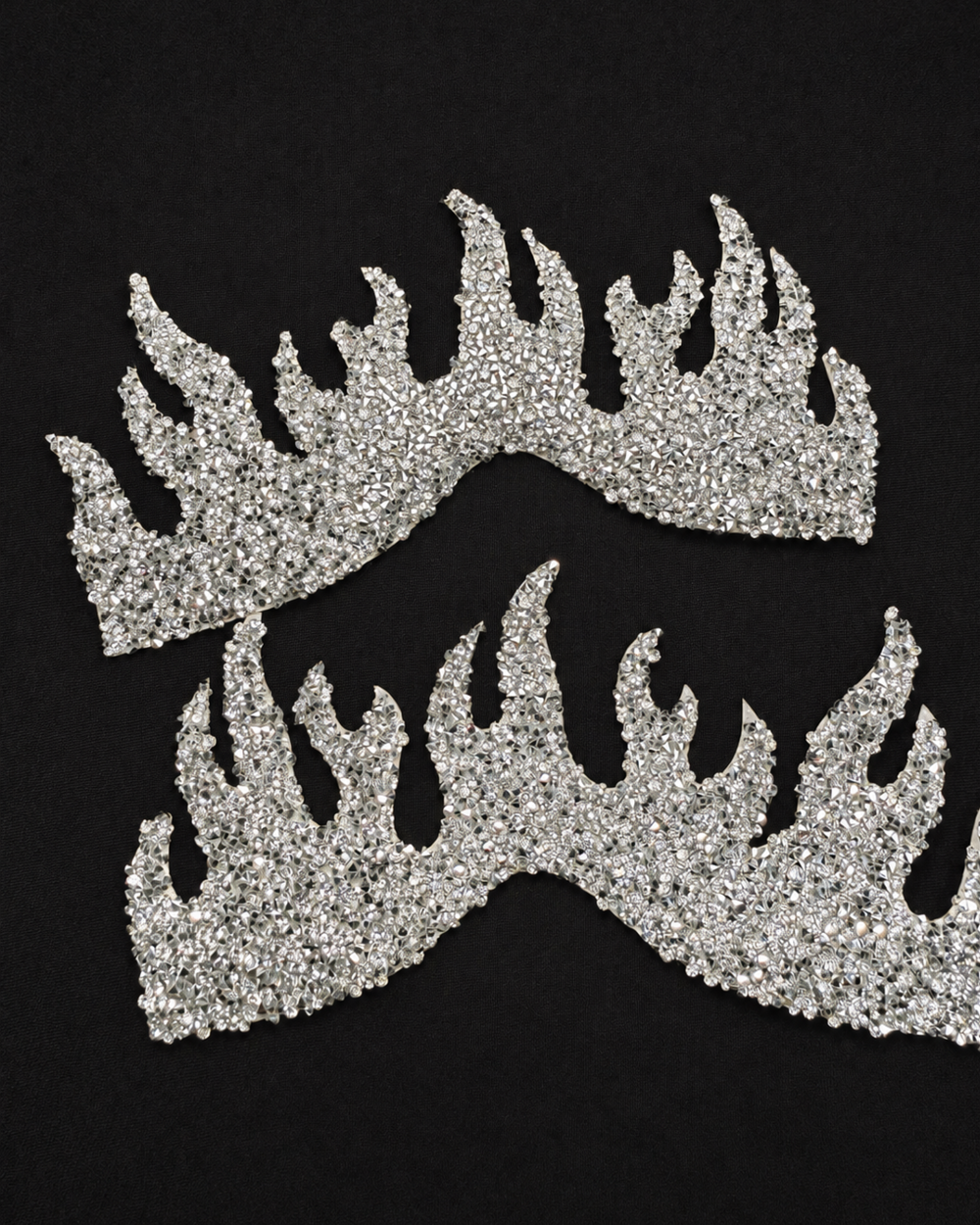 Pre-Cut Rhinestone Diamond Inferno Heels Add-On