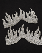 Pre-Cut Rhinestone Diamond Inferno Heels Add-On