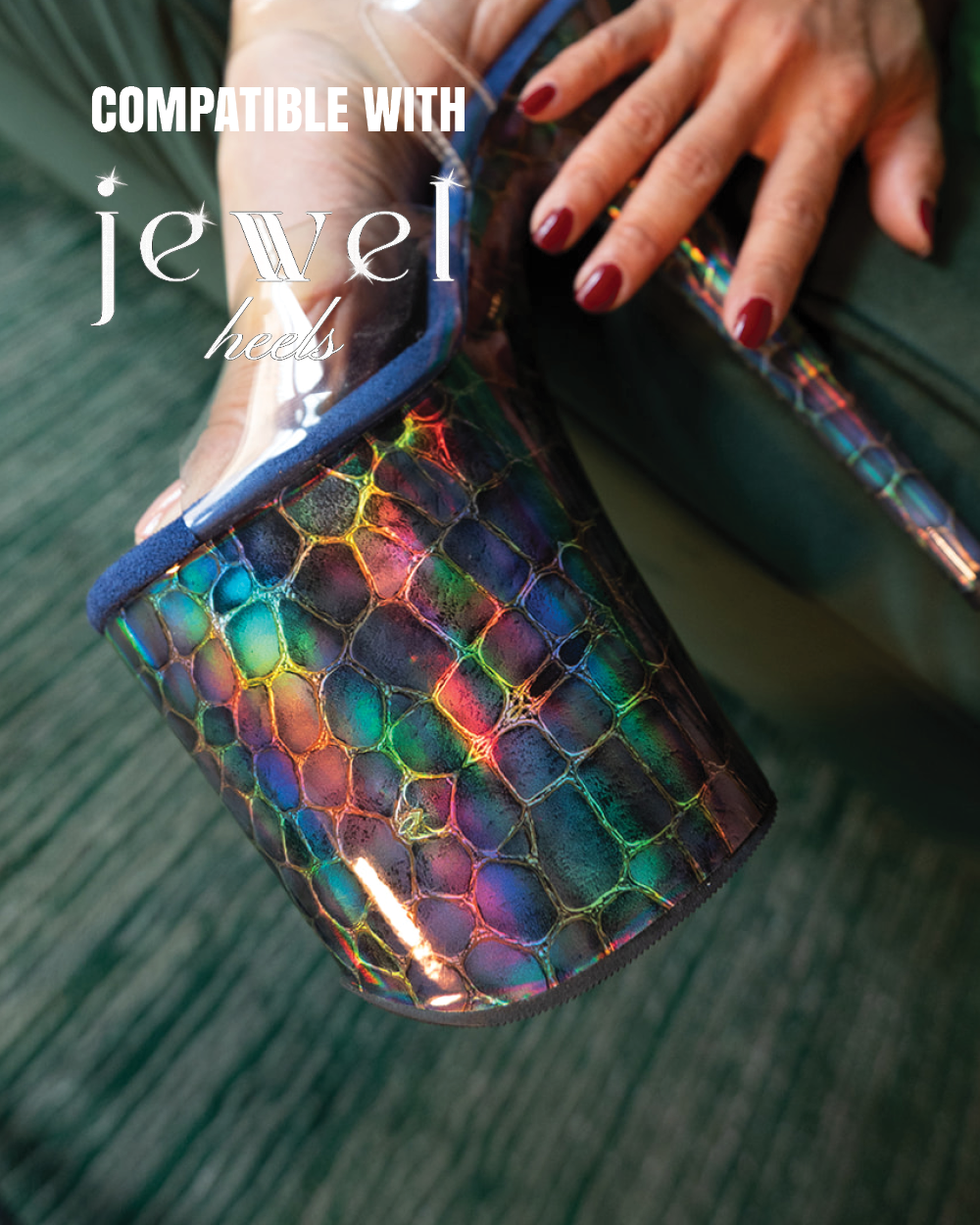 SKINS – Rainbow Gator for Jewel Heels