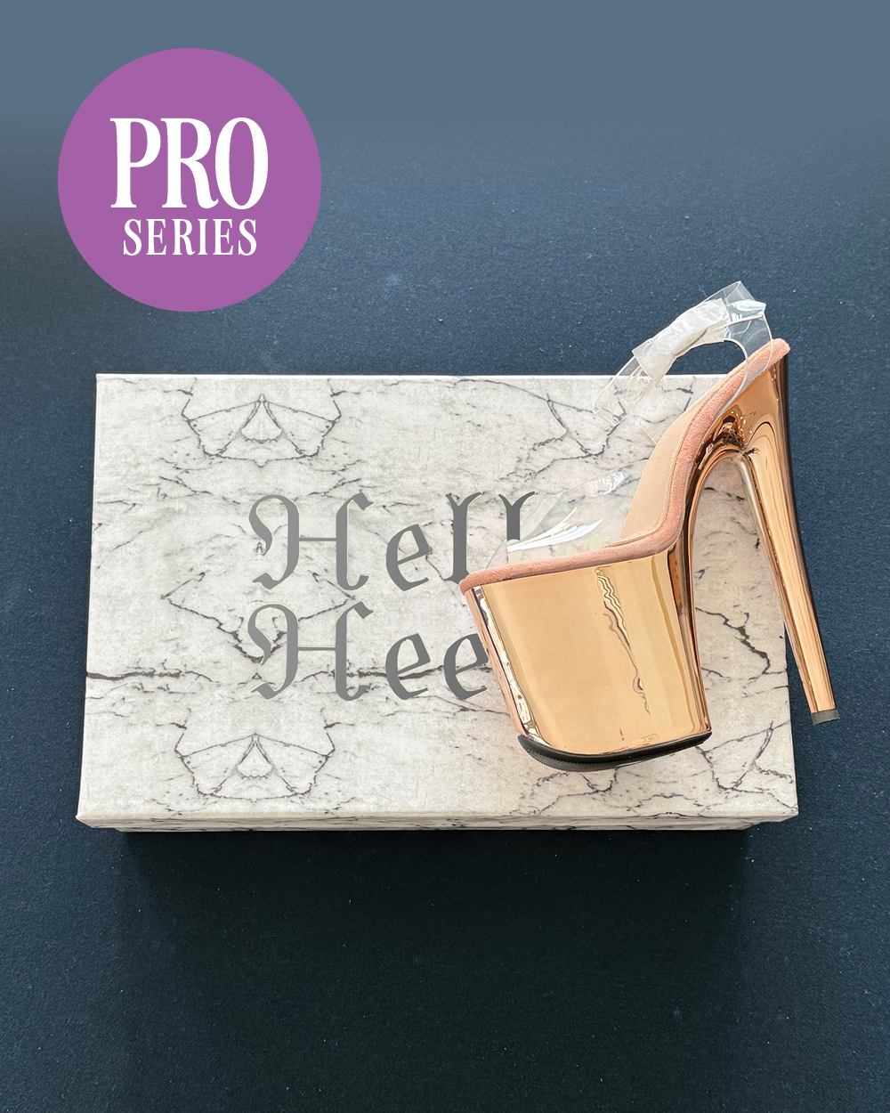 Invisible Heels Protector Pro Series for HELLA HEELS BRAND 8" Heels