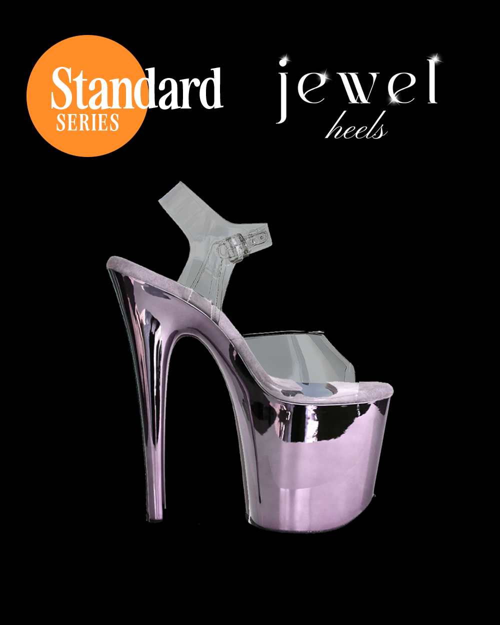 Invisible Heels Protector Standard Series For Jewel Heels Brand