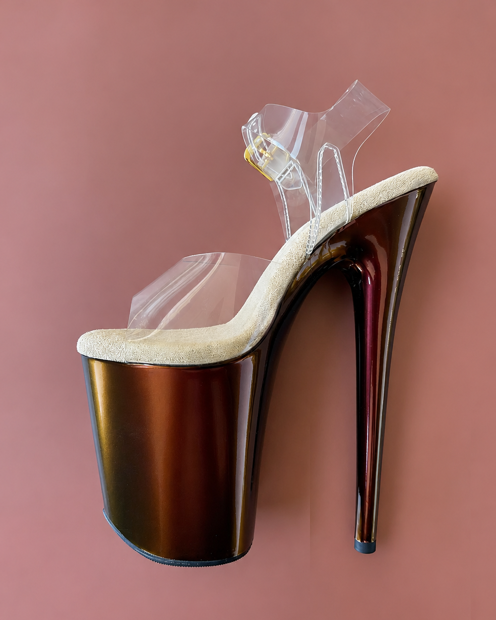 Vinyl Sticker Shoe Covers – Illusion Color Shifting SKINS – Passion Espresso