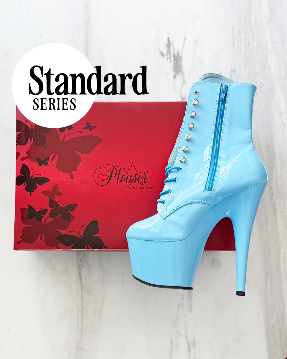 Invisible Heels Protector Standard Series For Pleaser Brand – Adore Closed-toe Boots Platform Area Only