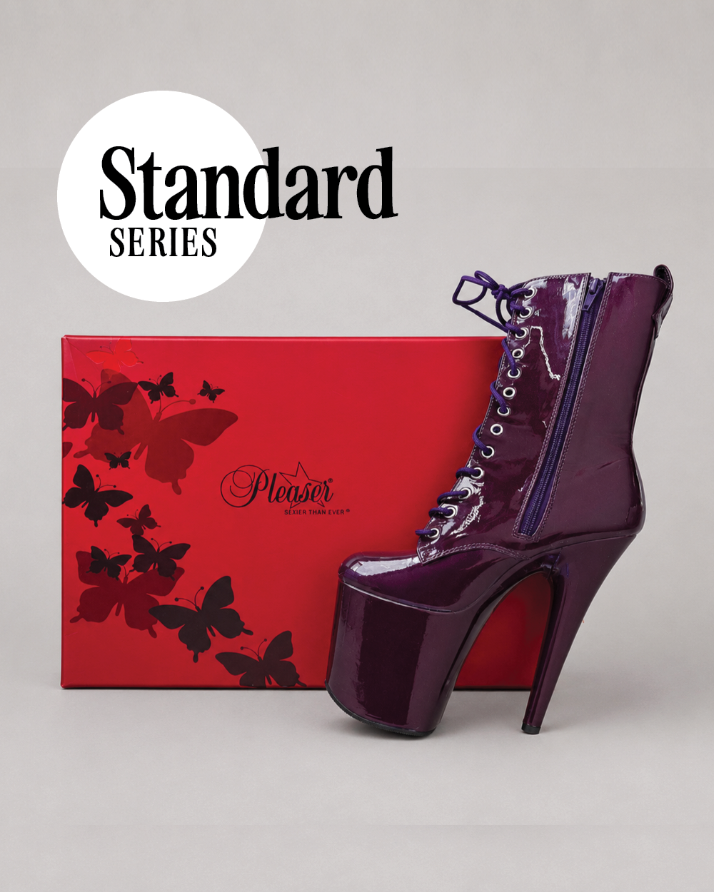 Invisible Heels Protector Standard Series For Pleaser Brand – Flamingo Boots Platform Area Only