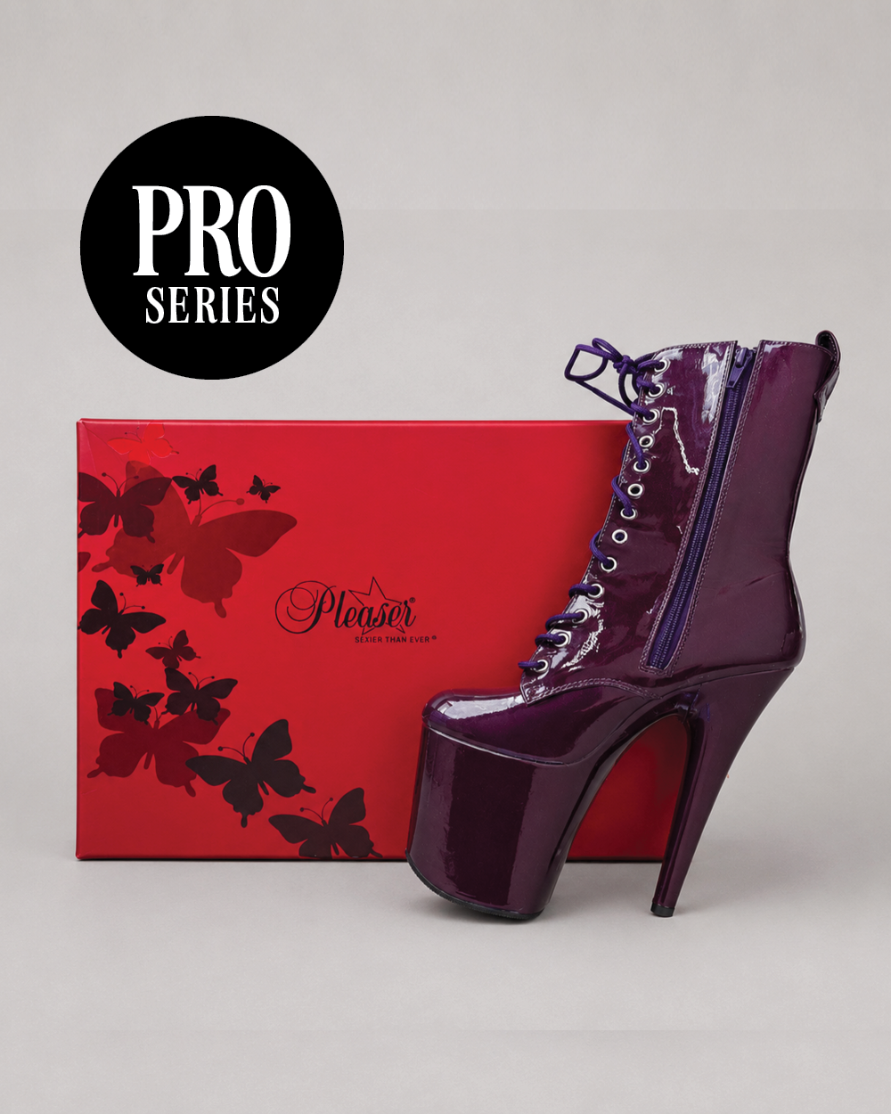 Invisible Heels Protector Pro Series for PLEASER BRAND – Flamingo Boots Platform Area Only