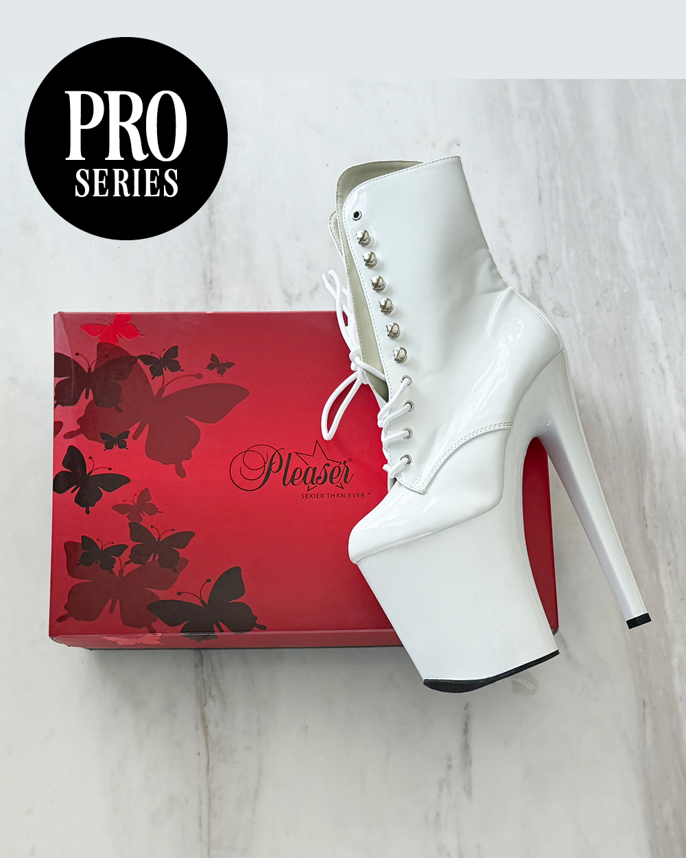 Invisible Heels Protector Pro Series for PLEASER BRAND – Xtreme Boots Platform Area Only
