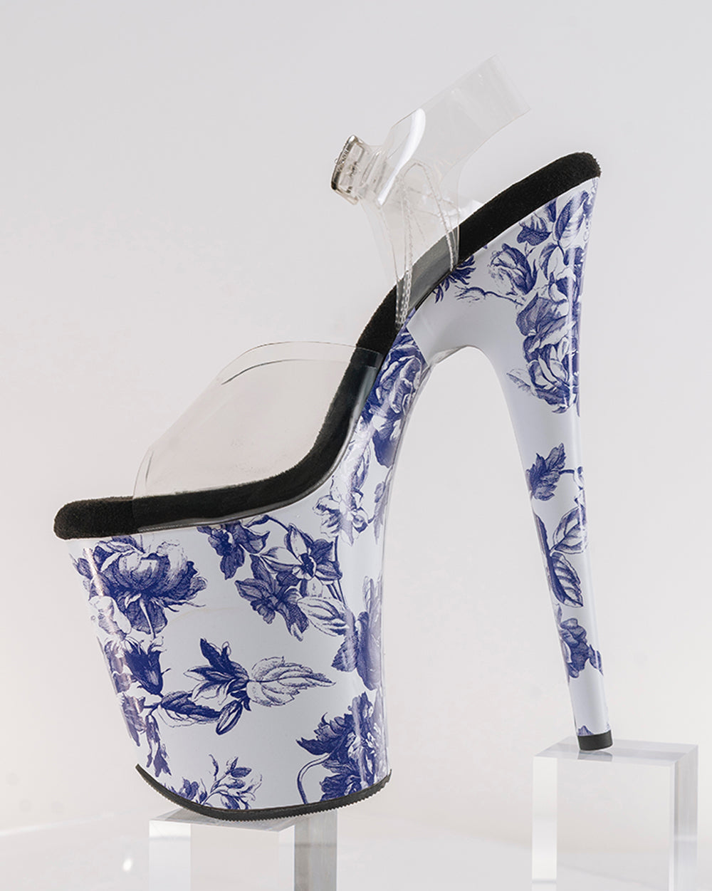 Porcelain Bloom SKINS – for Pleaser Flamingo 8” Heels