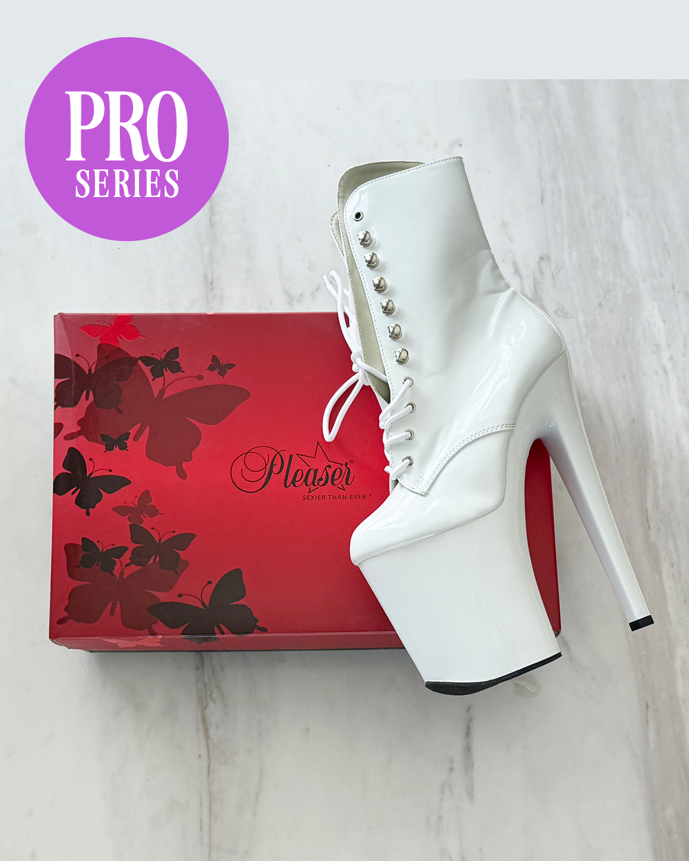 Invisible Heels Protector Pro Series for PLEASER BRAND – Xtreme Boots Platform Area Only